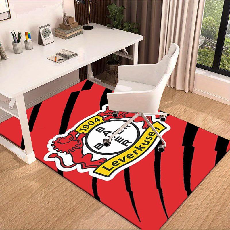 Football Club Emblem lion Carpet, Chair Rug,Rug for Office Bedroom living rooms, Doormat decor Fan Gift Christmas Gift