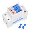 Single Phase Digital LCD Kwh Wattmeter Power Consumption Electric Din Rail