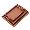 Wooden Rectangular Tea Tray