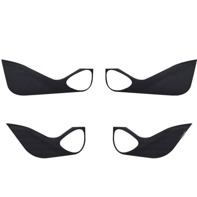 For BYD Sealion 7 EV 2026 Door Anti Kick Pad Protection Stickers Carbon Fiber Inner Side Edge Film Car Accessories 4 Piece