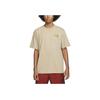 Nike Sportswear Earth Print Vintage Crew Neck Short Sleeve T-Shirt With Drop Shoulders Men Tops Khaki FB9812-247