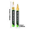 Sneldrogende Grafsteen Touch-Up Verfpen Waterdichte Gouden Metalen Marker Artistieke Creatie
