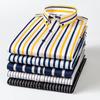 Men's long sleeve shirt Casual stripe non-ironing high quality slim comfortable breathable fashion top spring summer