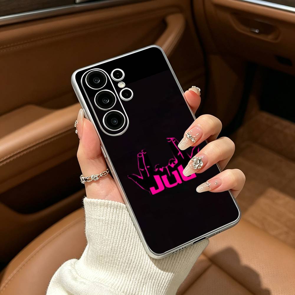 Singer Rapper J-JUL-ES Gesture Clear Soft Silicone Phone Case forSamsung S25, S24, S21, S22, S23, S30, Ultra, S20, Plus
