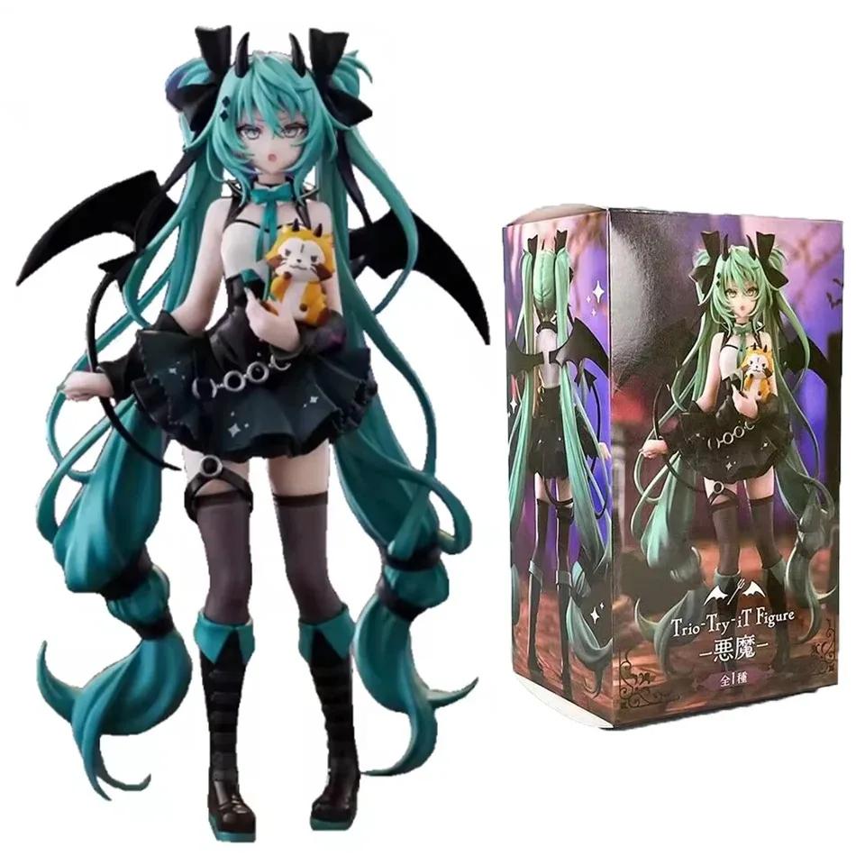 Anime Hatsune Miku Little Devil Raccoon Kawaii Fairy Mirror Sleeping Beauty Action Figure PVC Model Doll Toy for Decoration Gift