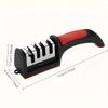 Multifunctional 4-level professional knife sharpener Quick knife sharpener Kitchen and household multifunctional knife sharpener