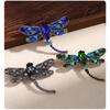 European and American Fashion, Large Dragonfly Brooch, Insect, Retro High-end Feel, Light Luxury, Women's Clothing Accessories, High-end Chest Flower