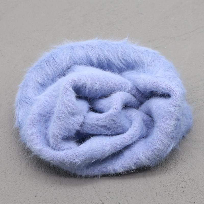 15 Colors Soft Rabbit Fur Beanies Winter Hat for Woman Luxury Fluffy Knited Hat Bonnet Lady Autumn Winter Warm Skullies Cap
