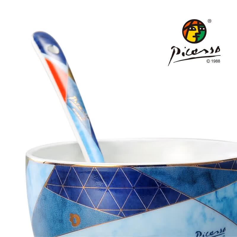Pimio Picasso 'Flying' Ceramic Mug & Saucer Gift Set