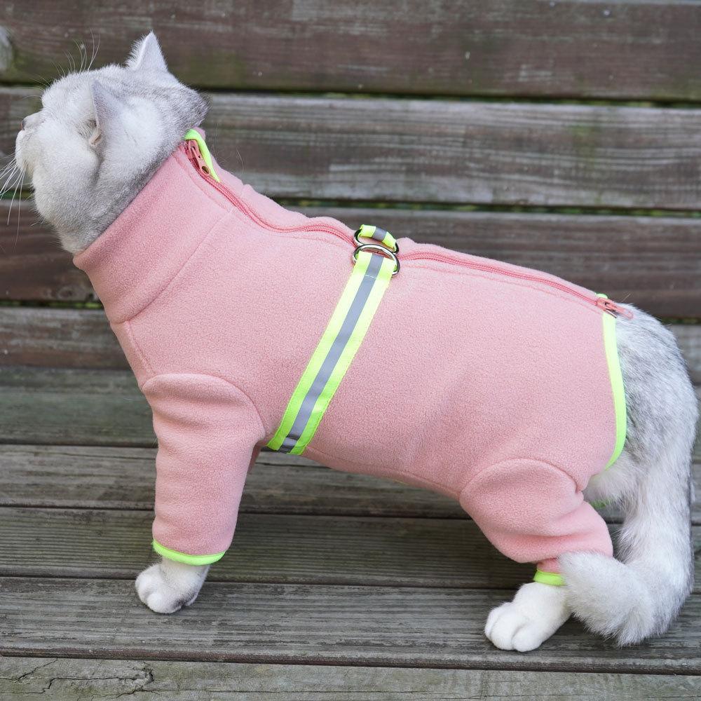 Pet It, Cat Clothes To Keep Warm, Four-legged Belly Protection, Cat Clothes To Prevent Hair Loss, Hairless Cat Sphinx Clothes