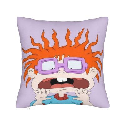 Rugratsed Chuckie Finster Anime Pillow Case  Design Pillow Cover For Sofa Home Decor Fashion Pillowcases