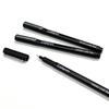 Professional Black Fineliner Pens Set - 6 Pieces (0.1mm To 2.0mm) with Brush Tip - Archival Ink