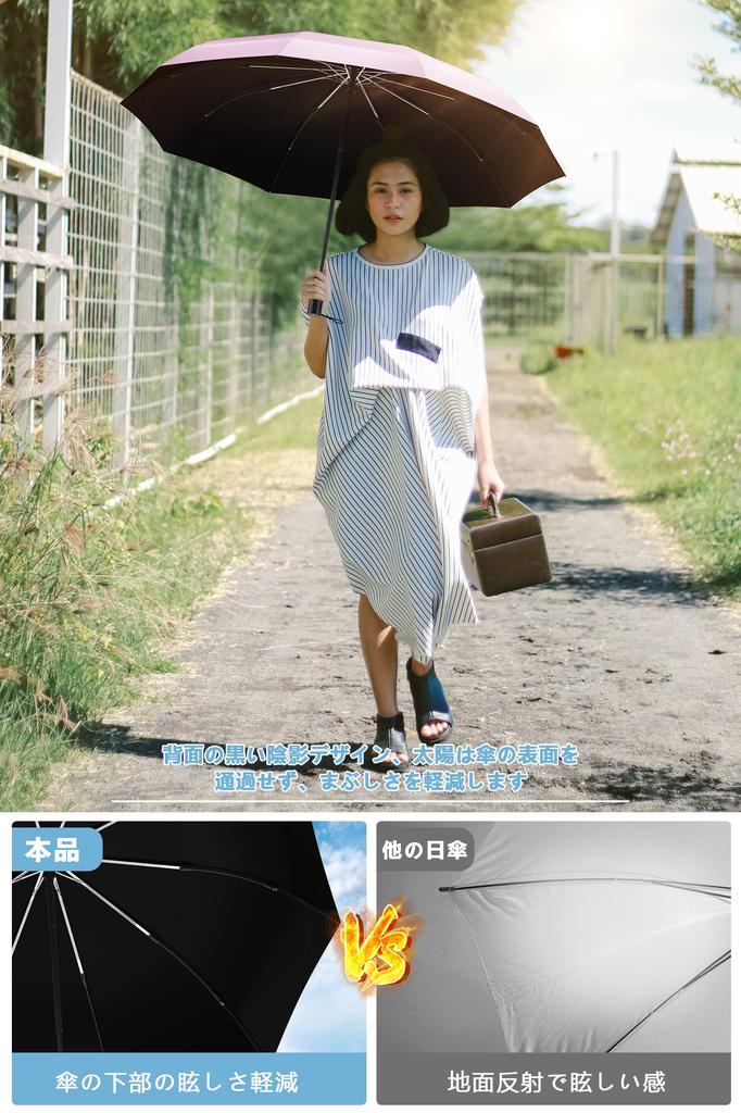 HUIJIE Folding Auto UV Protection 8 Light Heat Shielding UV Sun Heat Stroke Folding Water Sunny and Rainy Convenient To Includes Storage Pouch