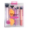 American RT Series 1997 Full Makeup Brush Set: Includes Blush, Blending, Eyeshadow Brushes, and Beauty Sponge. Exclusive.