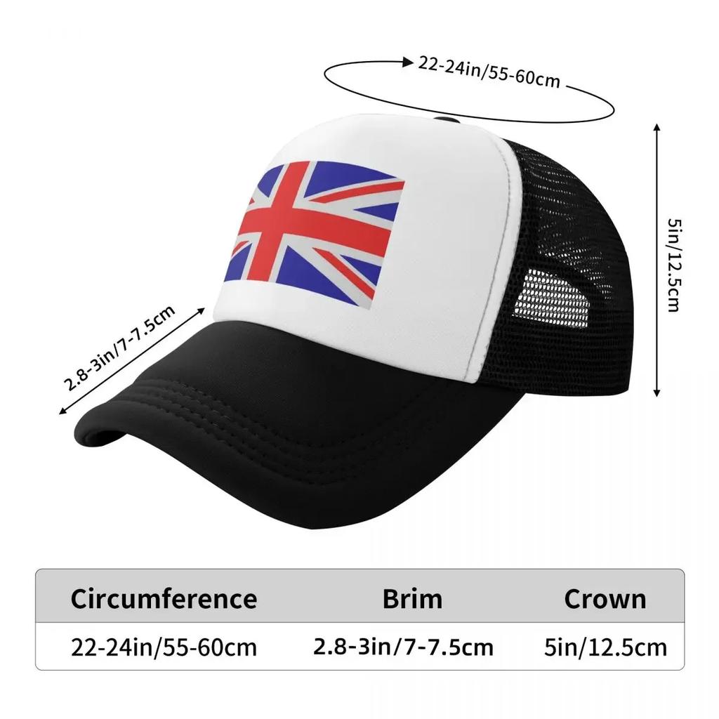 Union Jack Baseballkappe Sonnenhut Sonnenschutz Wilde Ballkappe Herrenhüte Damen
