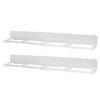 2PCS Hockey Pucks Wall Display Transparent Wall Mounted Acrylic Holder Shelf Storage Organization for Home Living Room