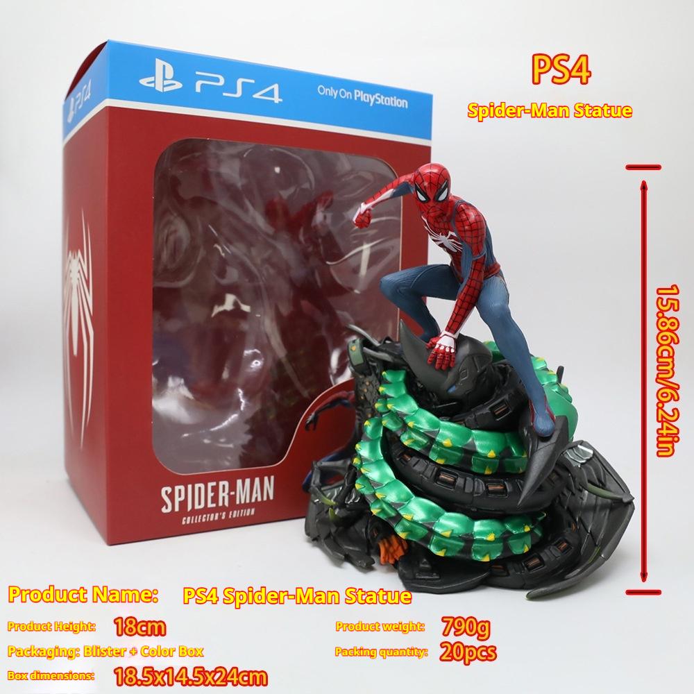

Новые Мстители Железная Лига Игра Ps4 Статуэтка 18 см Фигурка Человека-паука Сценарная модель Коллекционная фигурка Подарок фанату-мальчику