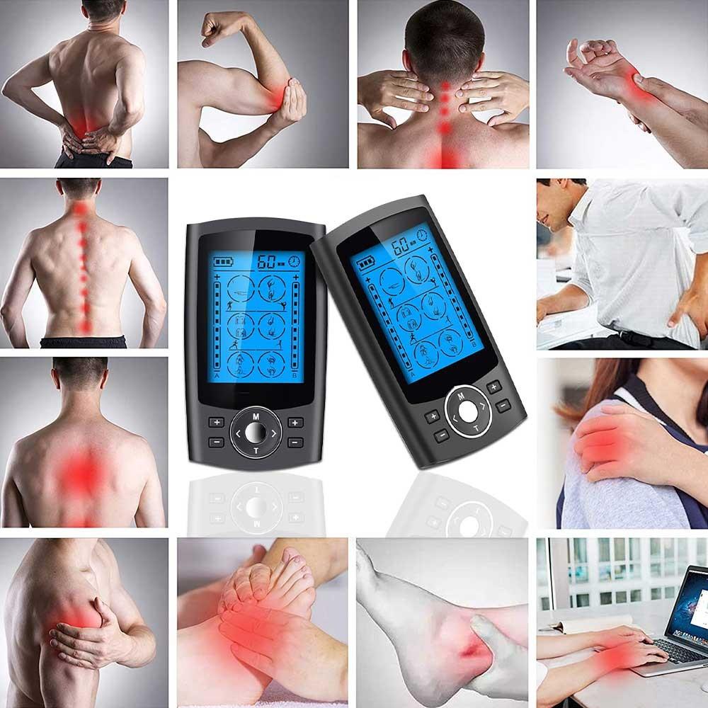 24 Modes Tens Machine EMS Electronic Pulse Body Massager Muscle Stimulator Acupuncture Physiotherapy Health Care Tools