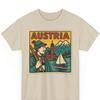Austria Retro Comic T-Shirt: Vintage European Pop Art Tee