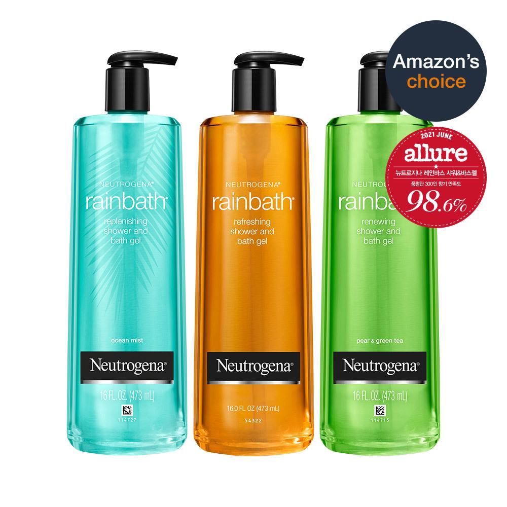    Neutrogena Rainbath Body Wash 473ml  Choose 1 Of 3 Types  Woody Amber Refreshing Soap Apple Herb  Fair   Green Tea  Apple Herb Fragrance 