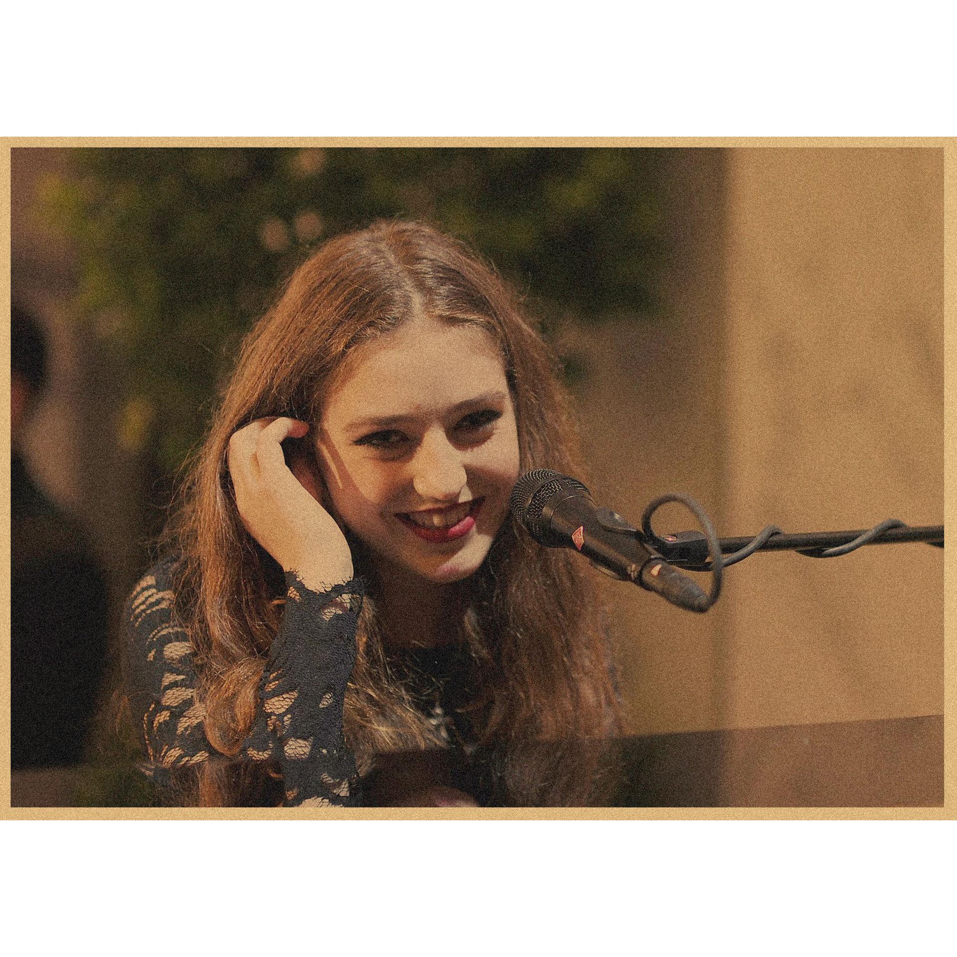 Birdy Niao Mei Красивая Женщина Ретро Крафт-бумага Настенный Постер 266 29.7X42cm