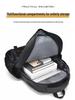 Men's Large Capacity Multifunctional Business Backpack - Nylon, Simple Design for Commuting