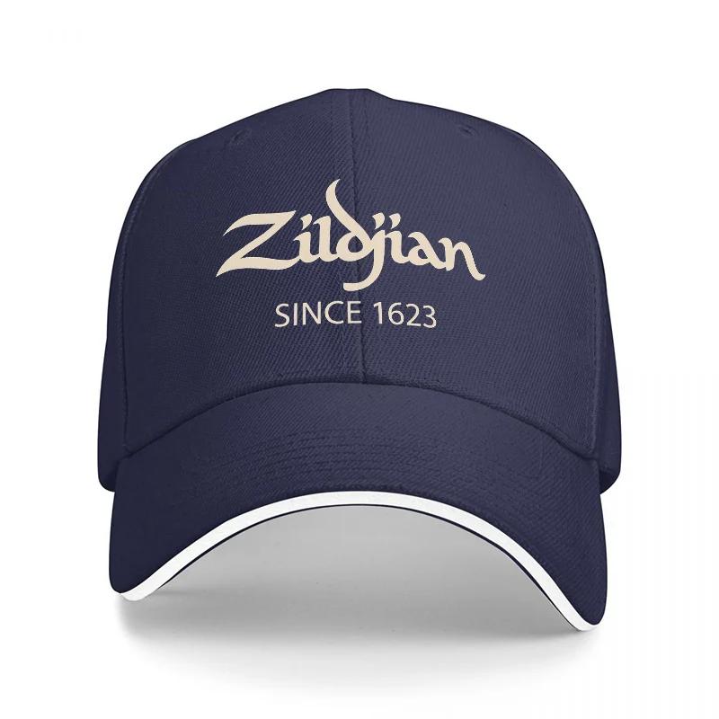 Zildjian Since Embroidered Black Baseball Cap Classic Drummer Brand Logo Design Adjustable Fit for Music Enthusiasts
