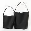 2025 Retro Women's Genuine Leather Bucket Tote Bag - Large Capacity Single Shoulder Bag