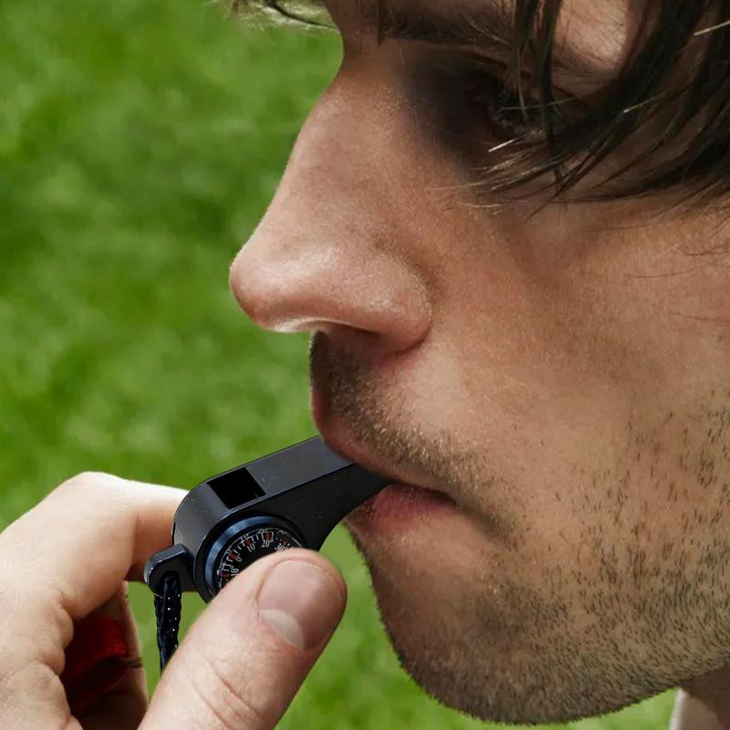 

3In1 Emergency Survival Whistle Compass Thermometer Referee Cheerleading Whistle Sporting Goods Camping Hiking Outdoor Tools CN