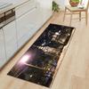 Modern Stylish Home Decor Entrance Runner Rug Winter Landscape Print Long Non-slip Hallway Floor Mat Bedroom Bedside Carpet