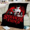 Stranger Things Pătură Demodogs Pătură de flanel cu desene animate Pătură de groază pentru sufragerie, canapea extensibilă, cadou pentru copii, decor acasă