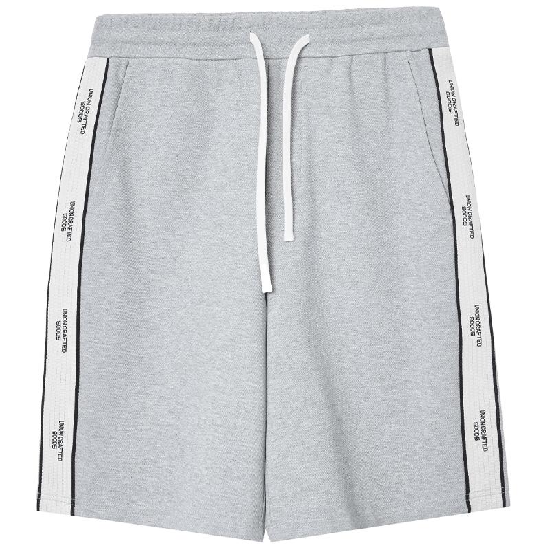 

JACK&JONES Men s Striped Logo Casual Five-Point Shorts XXXL