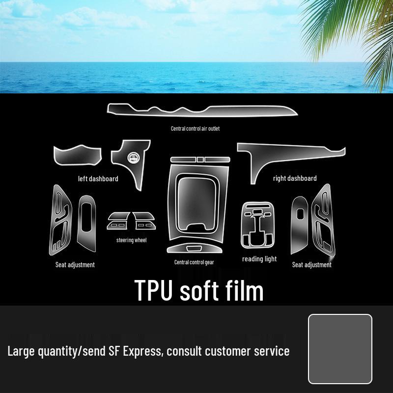 Anti-Fingerprint Tempered Film for Mercedes-Benz CLE260/300 Navigation Screen
