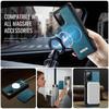 Wallet Case for Samsung Galaxy S25 Edge S24 S23 FE S22 S21 S20 Ultra Magnetic Card Holder RFID 2-in-1 Detachable Shockproof Case