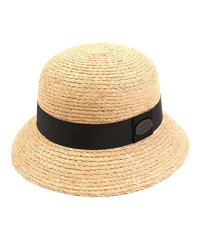 Yunibeosyeolkemiseuteuli Summer Raffia Cloche Ha Bk Summer Fedora