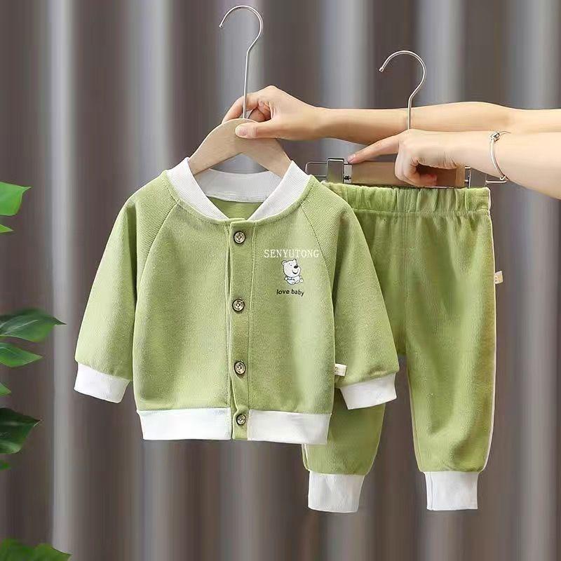 Spring & Autumn Baby Cardigan Set - Newborn & Boy Outerwear for Spring & Autumn