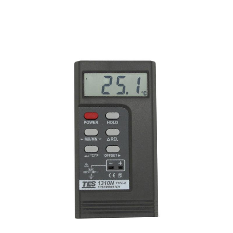 TES-131 High-Precision Digital Thermohygrometer with K-Type Thermocouple