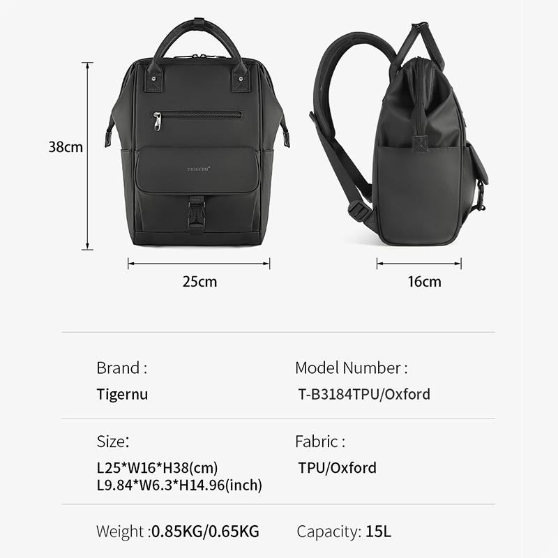 Plecak damski 14-calowy plecak na laptopa dla kobiet Lekka damska torba podróżna Dorywczo dziewczęcy plecak szkolny