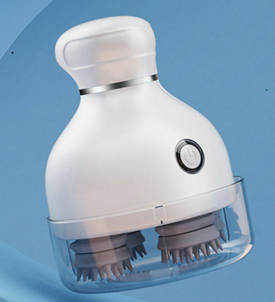 

Электрический массажер для кожи головы Pet Smart: Мини-чесалка для замешивания теста New White - English Version белый