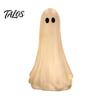 Cute Resin Ghost Figures Ornament, Matte Finish Desktop Figurine, Decorative Modern Ornaments Halloween Statue for Home Living Room Entrance Tabletop