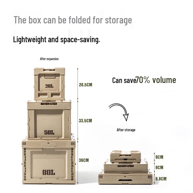 Riseborn Outdoor Camping Folding Storage Box