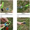 Luminous Camping Rope Light Waterproof 6mm Tent  Windproof  Rope Warning Cord Outdoor Night Warning Rope Atmosphere Lamp