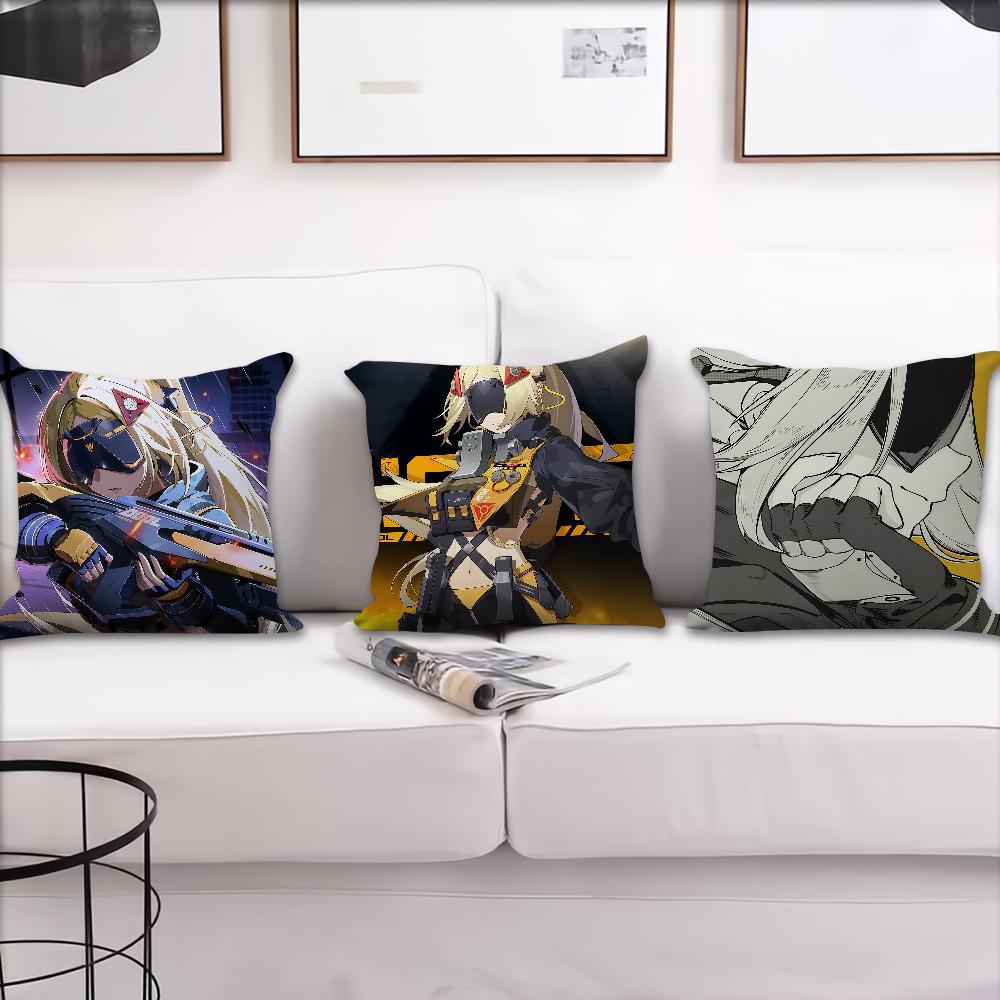 Game Trigger Zenless Zone Zero Game Cushion Cover Pillow Cover Decoration Room Home Sofa Living Office Car Nordic Simplicity