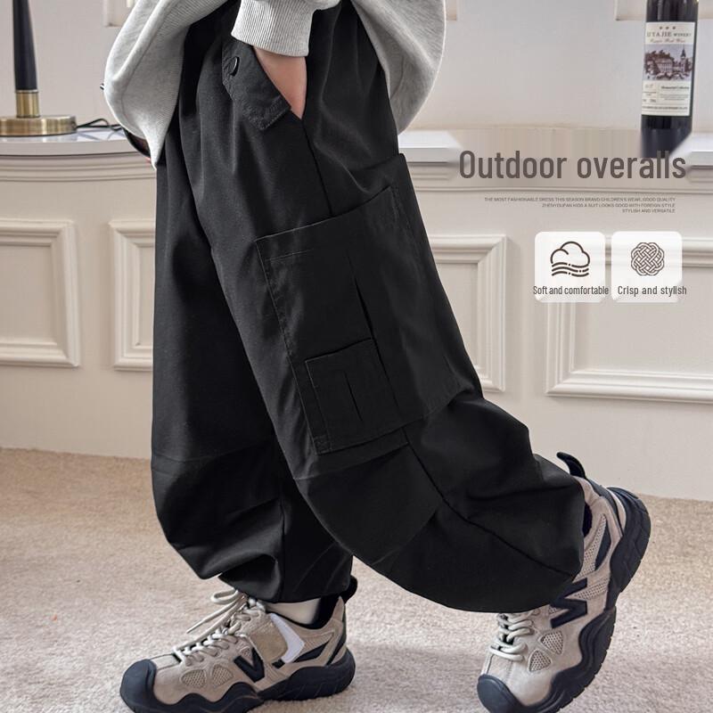 Boys  Spring/Autumn Casual Cargo Pants 150