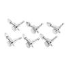 6PCS Metal Tuning Pegs Silver Electric Guitar Parts Upgrade Guitar Parts  Electric Guitar