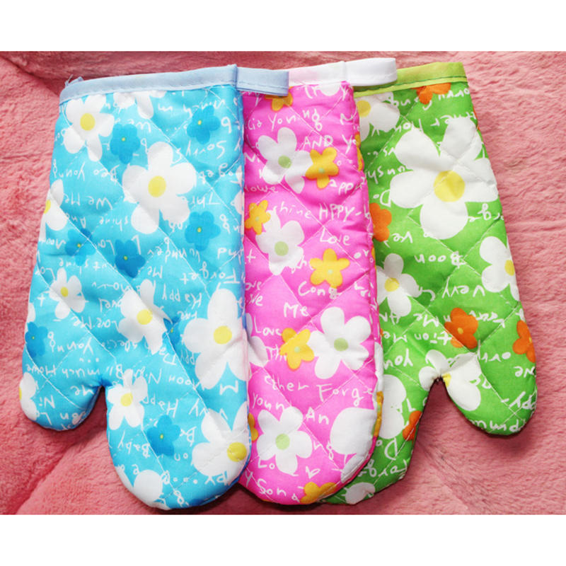 Mikrowellenhandschuh, Topflappen, Backgeschirr, hitzebeständig, gepolsterte Ofenhandschuhe, Küchenkochhandschuh, dicker Baumwoll-Ofenhandschuh, Topflappen