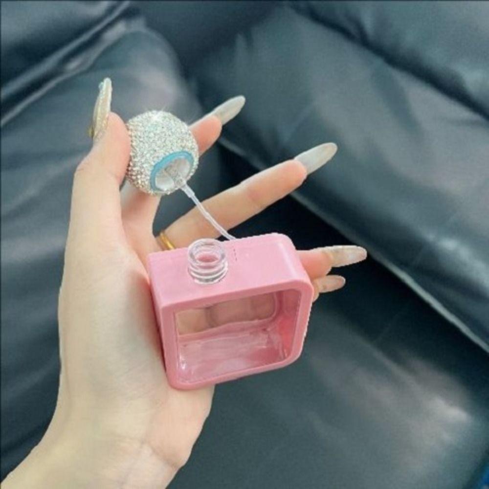 Creative Rhinestone-encrusted Spray Bottle Refillable Empty Perfume Bottle  Handicraft