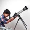 50mm Kids' Telescope Portable Travel Telescope Starter Scope Astronomical Refractors Telescopes with Adjustable Tripod  