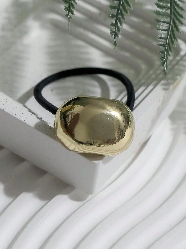 Metallic Braided Hair Ties: Fashionable Ponytail Bands