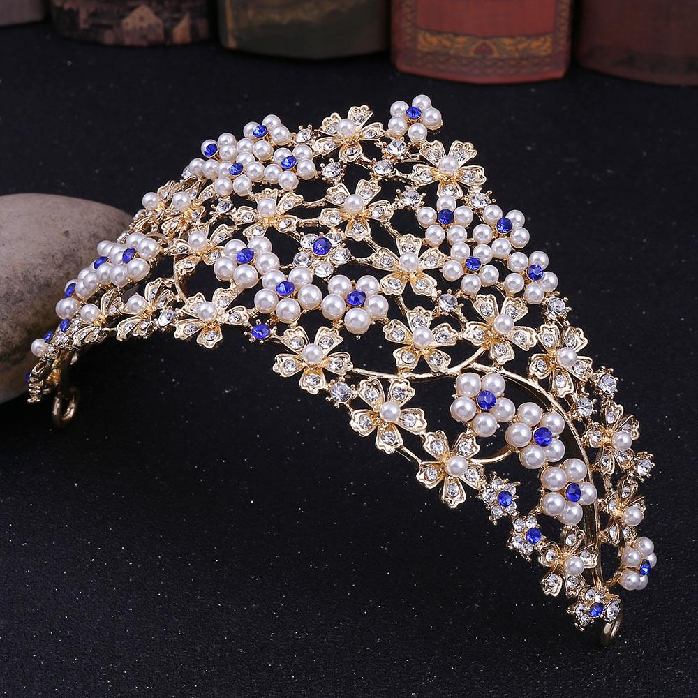 

Свадебные украшения, маленький цветок, свадебная корона с бриллиантами и жемчугом, свадебная тиара на день рождения.